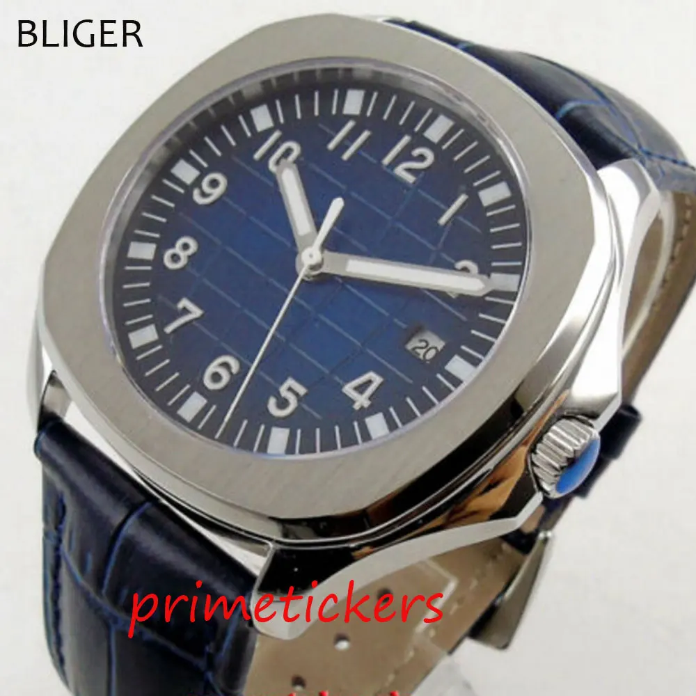 Automatic wristwatch luxury men's watch sapphire crystal 39mm nologo blue dial date leather strap
Automatic wristwatch luxury men's watch sapphire crystal 39mm nologo blue dial date leather strap