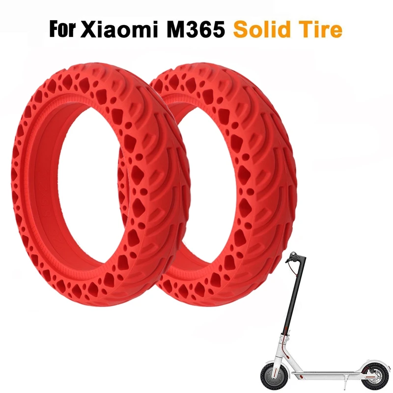 Rubber Solid Tire For Xiaomi Mijia M365/Ninebot 8.5 inch Electric Scooter Honeycomb Shock Absorber Damping Tyre