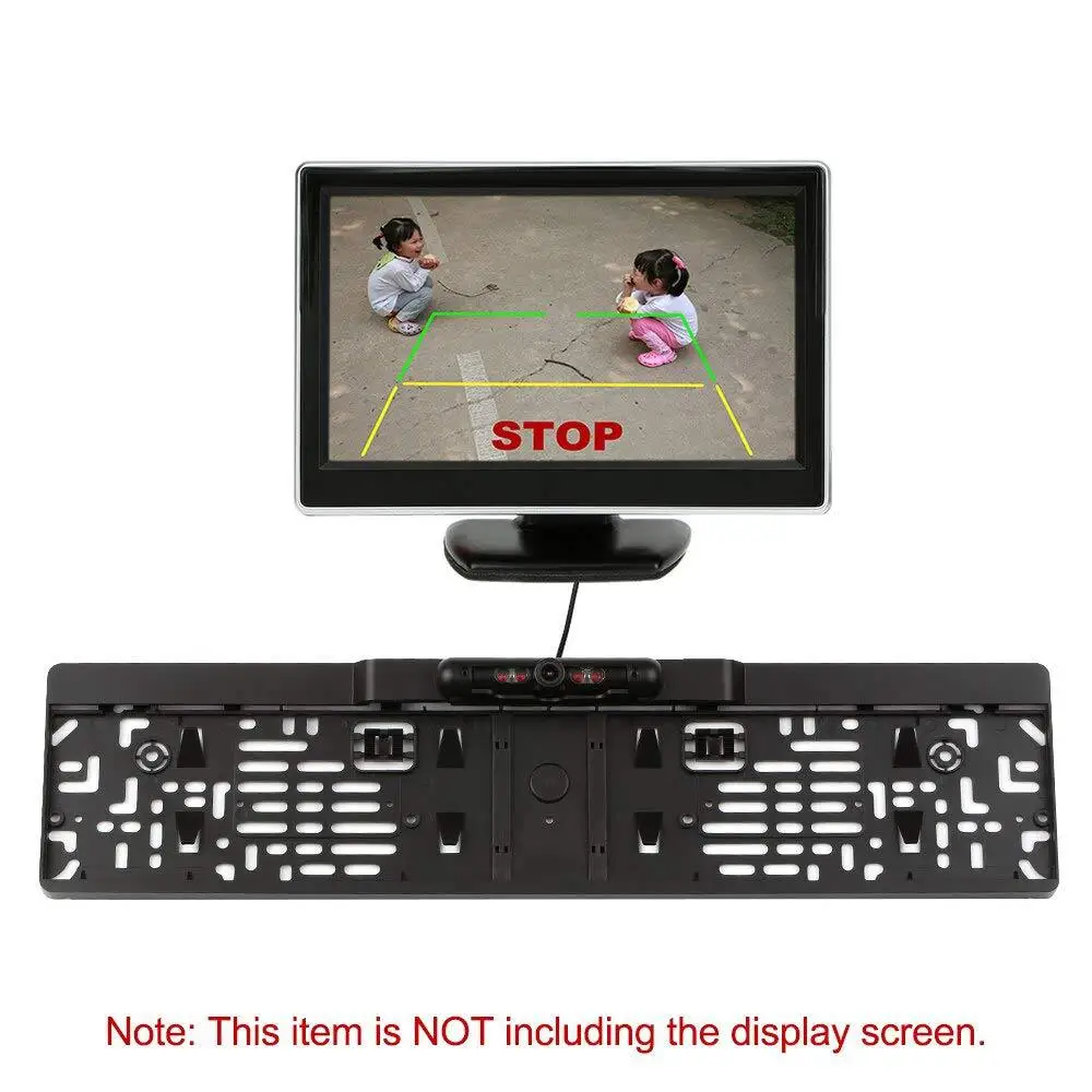 4 IR Light Auto Parktronic EU License Plate Frame Infrared Reversing Camera HD Waterproof Backup Night Vision with Car Rear View 
4 IR Light Auto Parktronic EU License Plate Frame Infrared Reversing Camera HD Waterproof Backup Night Vision with Car Rear View