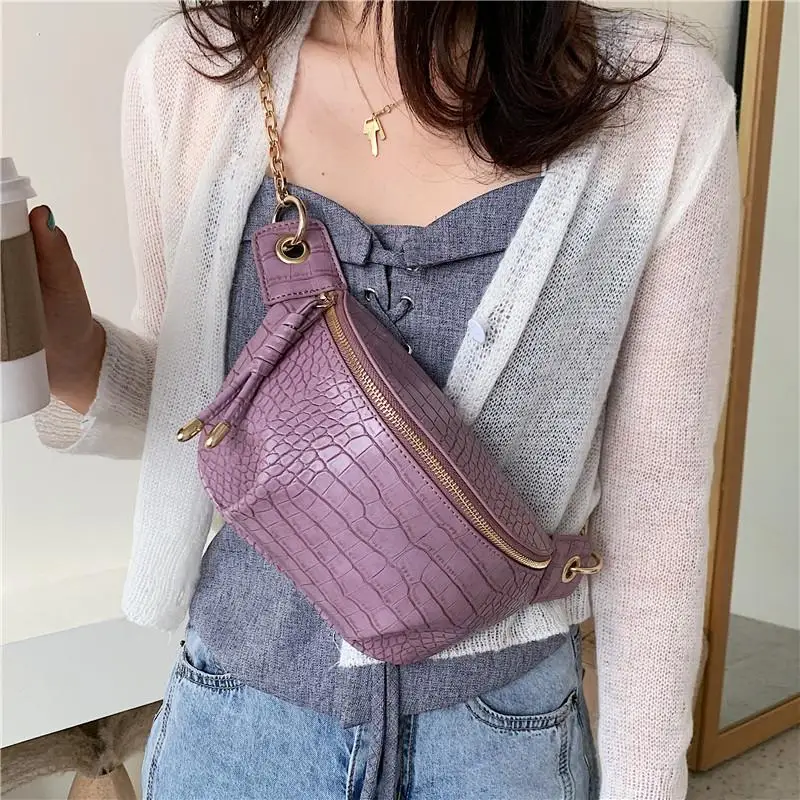 Crocodile Pattern PU Leather Crossbody Bags For Women 2020 Luxury Shoulder Handbags Female Travel Purple Chest Bag
Crocodile Pattern PU Leather Crossbody Bags For Women 2020 Luxury Shoulder Handbags Female Travel Purple Chest Bag