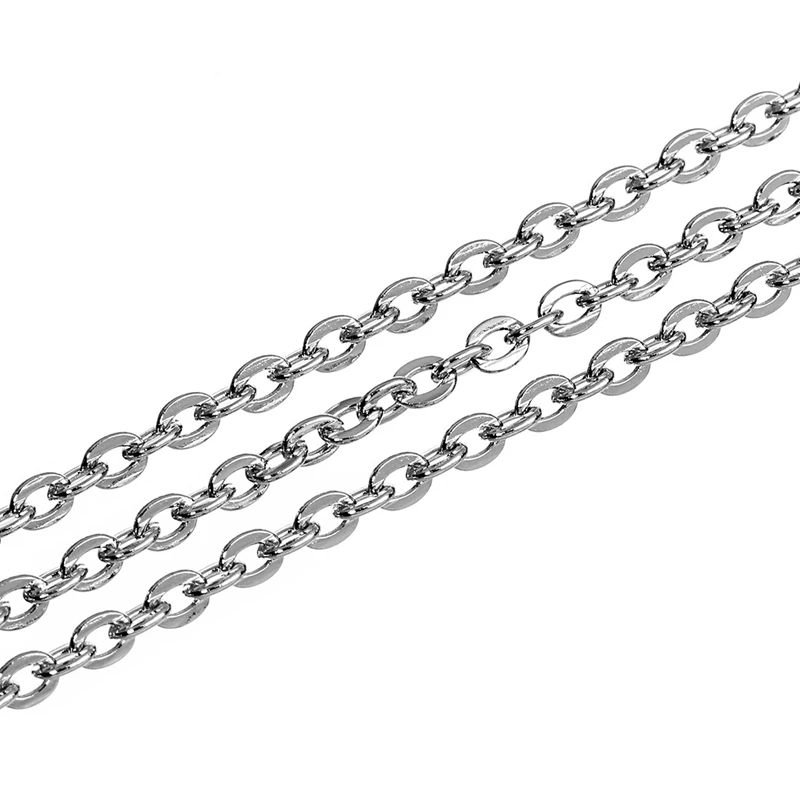 9 M/Rol Stainless Steel DIY Chain for Jewelry Making DIY Bracelet Necklace Punk Handmade Supplies