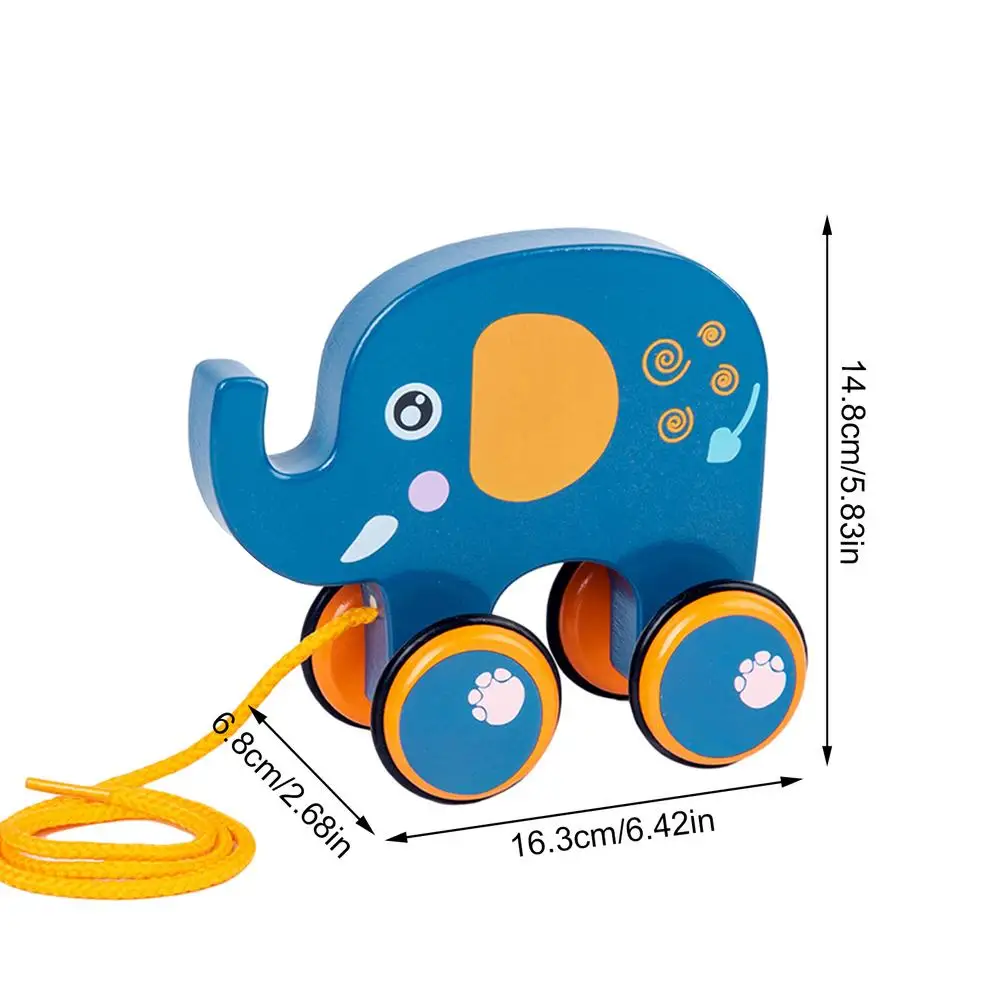 Kids Pull Toys Cute Colorful Wooden Pull Walk Along Dinosaur Elephant Toy Development Intelligence Kid Gift Walking Toys
Kids Pull Toys Cute Colorful Wooden Pull Walk Along Dinosaur Elephant Toy Development Intelligence Kid Gift Walking Toys