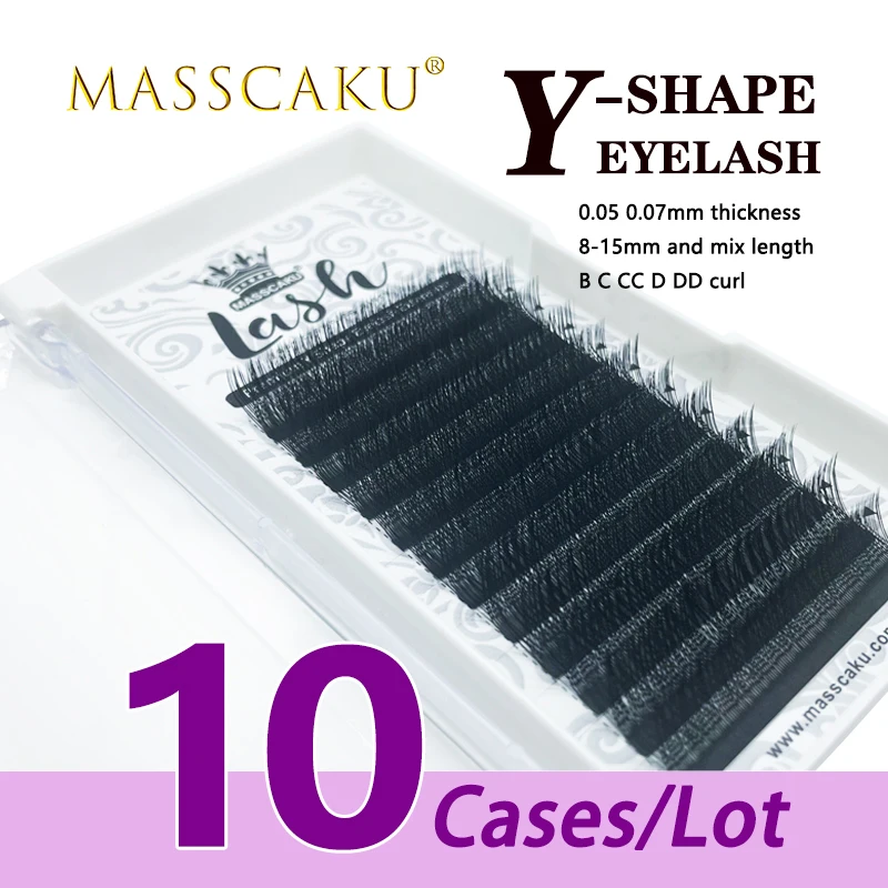 10case/lot 2021 Newest c/d curl Y-shaped eyelash extensions korea soft natural handmade YY eyelash extensions for beauty salon
10case/lot 2021 Newest c/d curl Y-shaped eyelash extensions korea soft natural handmade YY eyelash extensions for beauty salon