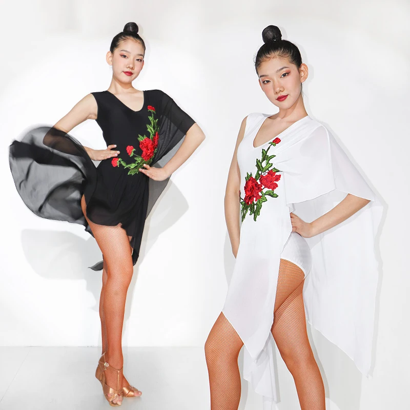 Latin Dance Dress Sleeveless Flower Embroidery Dresses Rumba Tango Salsa Cha Cha Clothing Competition Performance Wear DN3852
Latin Dance Dress Sleeveless Flower Embroidery Dresses Rumba Tango Salsa Cha Cha Clothing Competition Performance Wear DN3852