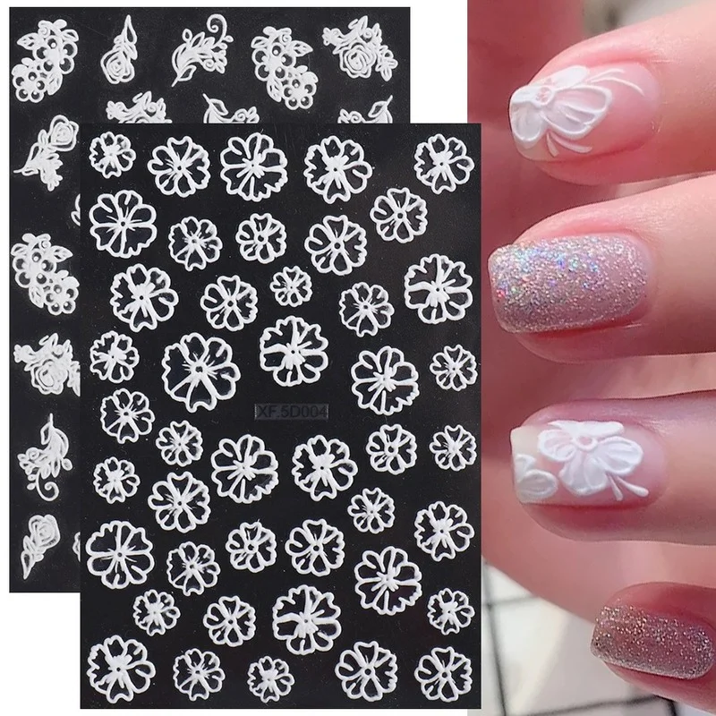 5D Embossed Three-dimensional Simulation Flower Soft Back Glue Nail Sticker for Nail Shape Beautification
5D Embossed Three-dimensional Simulation Flower Soft Back Glue Nail Sticker for Nail Shape Beautification