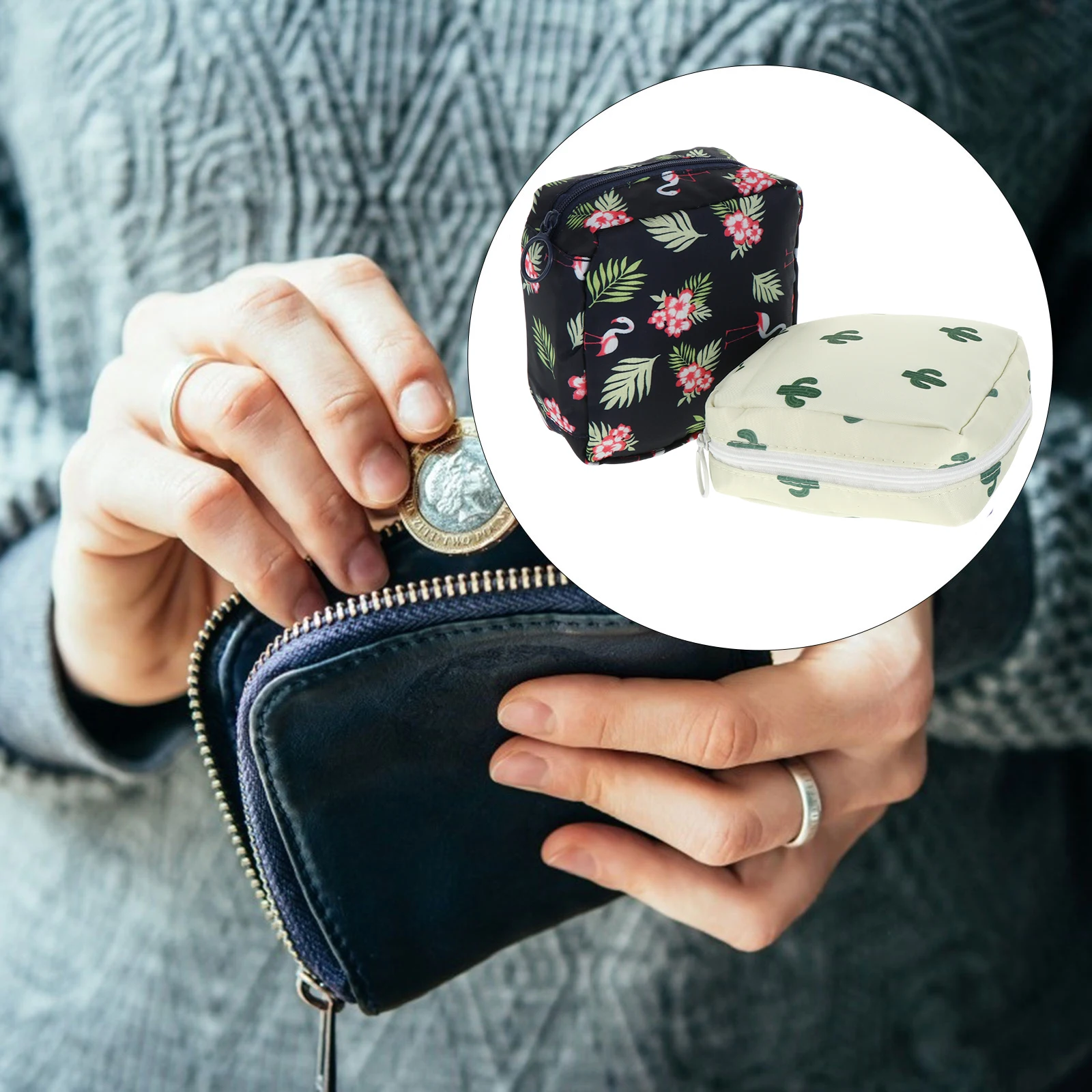 4Pcs Sanitary Napkins Storage Bag Oxford Cloth Coin Bag Storage Small Pocket Sanitary Napkins Bag Key Pouch Sanitary Pad Pouch
4Pcs Sanitary Napkins Storage Bag Oxford Cloth Coin Bag Storage Small Pocket Sanitary Napkins Bag Key Pouch Sanitary Pad Pouch