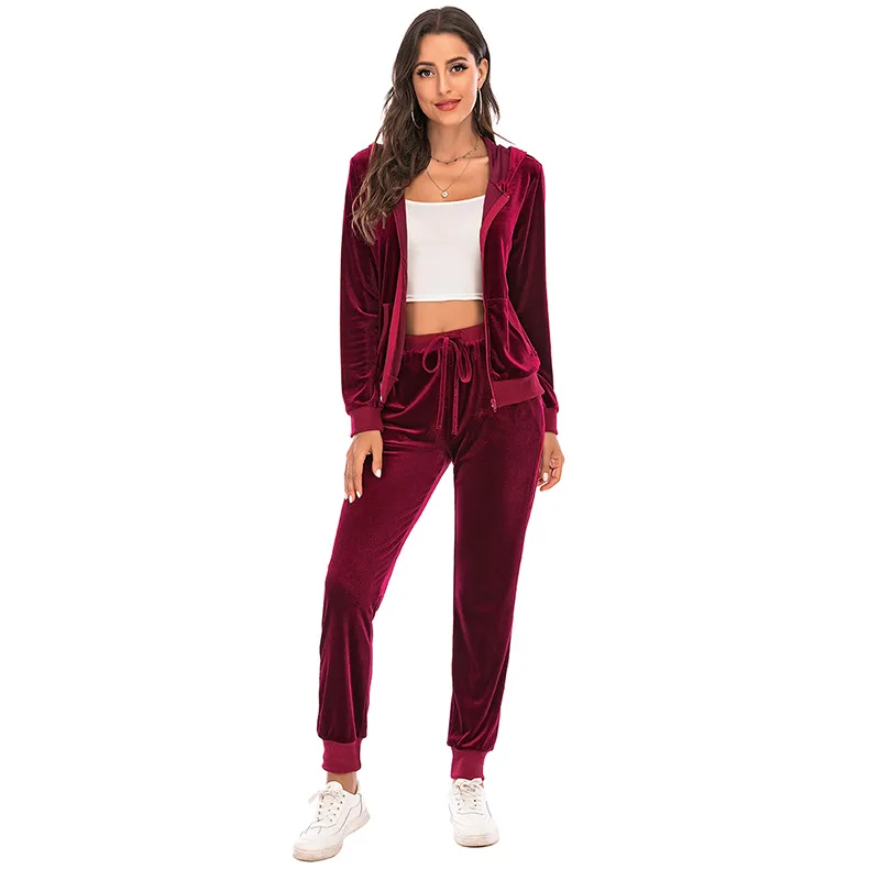 Eucosm Fall/winter Suit Women's Leisure Sports Leisure Fashion Women's Autumn Wear Bodywear Sports 2 Piece Set Women
Eucosm Fall/winter Suit Women's Leisure Sports Leisure Fashion Women's Autumn Wear Bodywear Sports 2 Piece Set Women