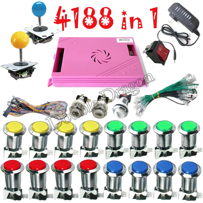 WiFi 4188 в 1 игра Baord Pandora 3D SAGA материнская плата 160 2 игрока 5pin джойстик хром светодиодный кнопка
WiFi 4188 в 1 игра Baord Pandora 3D SAGA материнская плата 160 2 игрока 5pin джойстик хром светодиодный кнопка