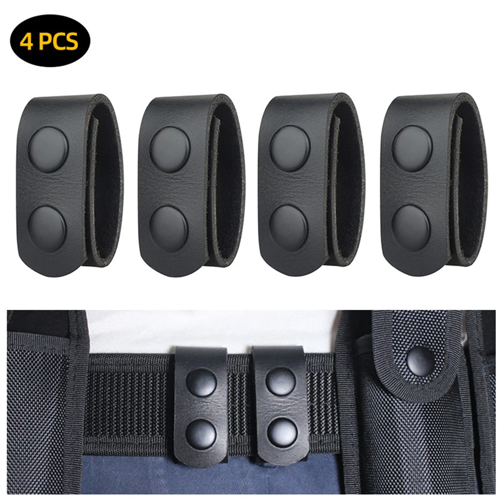 4pcs Leather/Nylon Double Buckles Tactical Belt Buckle Fixed Accessories Belt Keeper Snaps for Mountaineering Hunting
4pcs Leather/Nylon Double Buckles Tactical Belt Buckle Fixed Accessories Belt Keeper Snaps for Mountaineering Hunting