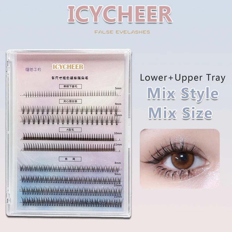 Full Size Individual Cluster Eye Lashes Mink False Eyelashes Extension Fairy Eyelash A Shape Fish Tail Bottom Lower Lashes
Full Size Individual Cluster Eye Lashes Mink False Eyelashes Extension Fairy Eyelash A Shape Fish Tail Bottom Lower Lashes