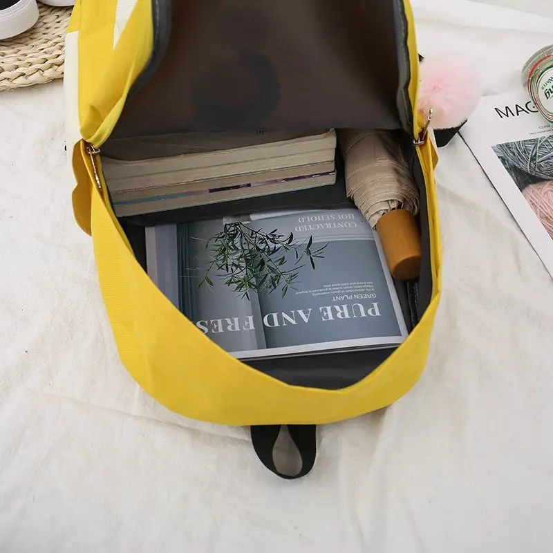Student Canvas Bookbag Cute Casual School Bags for Girls Large Capcity Travel Tote Bag Ladies Daily Shopping Purses and Handbags
Student Canvas Bookbag Cute Casual School Bags for Girls Large Capcity Travel Tote Bag Ladies Daily Shopping Purses and Handbags