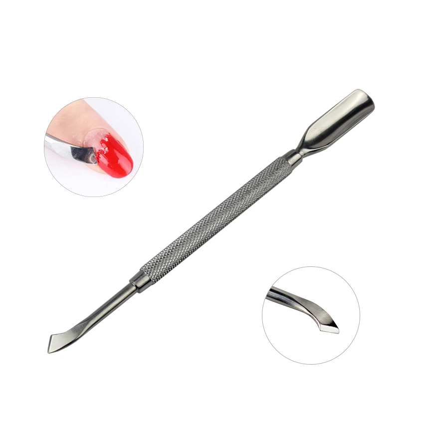 1Pc Nail Cuticle Pusher Stainless Steel UV Gel Polish Remover Double Sided Finger Dead Skin Push Cutter Manicure Tool
1Pc Nail Cuticle Pusher Stainless Steel UV Gel Polish Remover Double Sided Finger Dead Skin Push Cutter Manicure Tool