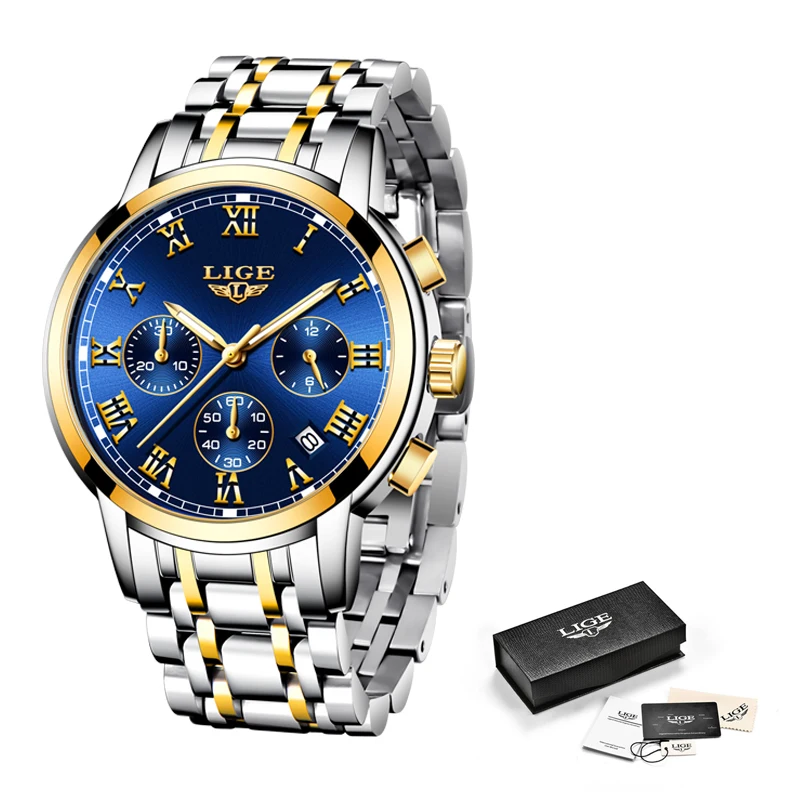 LIGE 2021 New Fashion Ladies Top Brand luxury Waterproof Quartz Clocks Watch Women Stainless Steel Date Gift Clock Women Watches
LIGE 2021 New Fashion Ladies Top Brand luxury Waterproof Quartz Clocks Watch Women Stainless Steel Date Gift Clock Women Watches