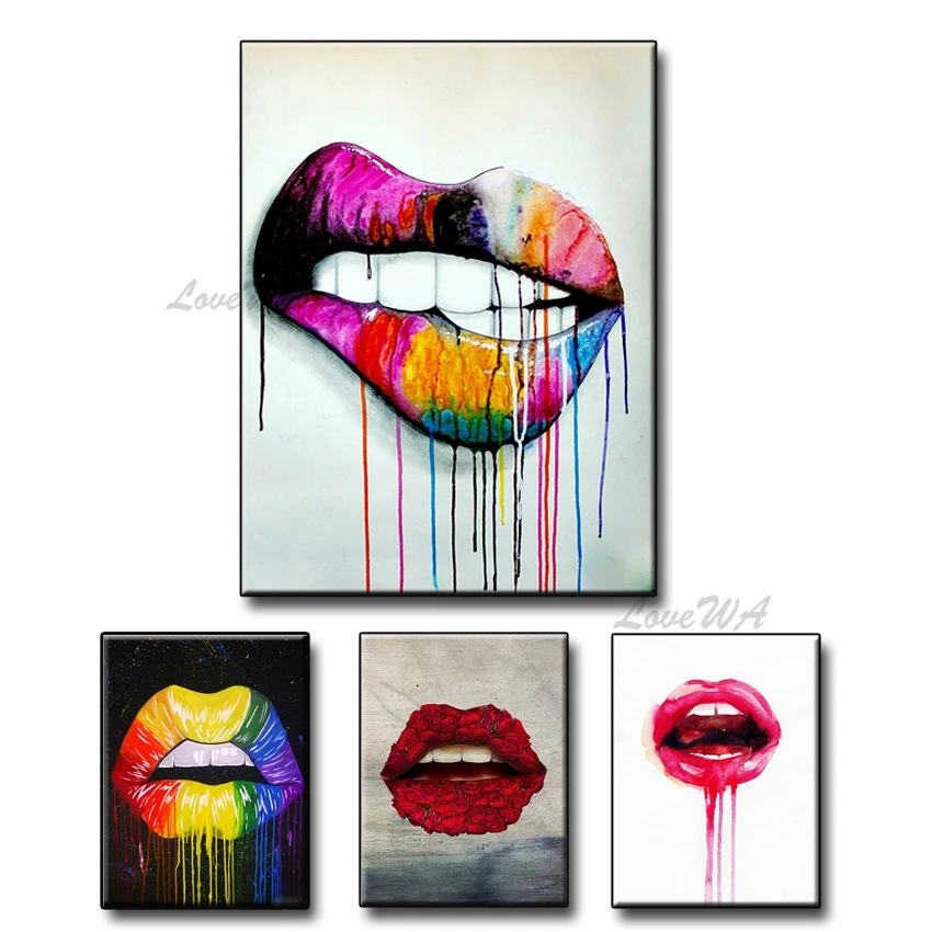 Sexy Woman Lips Abstract Hand Painted Oil Painting Canvas Wall Picture Art Large Size Oil Paintings Art For Bedroom Decoration
Sexy Woman Lips Abstract Hand Painted Oil Painting Canvas Wall Picture Art Large Size Oil Paintings Art For Bedroom Decoration