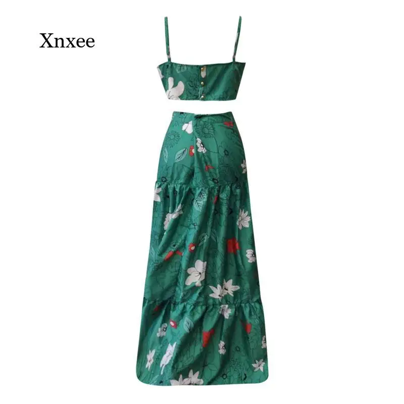 Summer Women's Ladies Bohemian Sexy Dress Chest Strap Split Digital Print Dress Long Skirt Costume
Summer Women's Ladies Bohemian Sexy Dress Chest Strap Split Digital Print Dress Long Skirt Costume