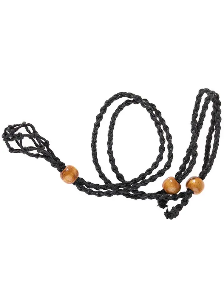 HOT Handmade retro woven wax rope net bag DIY Bracelet Necklace Jewelry Rough stone net bag Necklace Cord Empty Stone Holder
HOT Handmade retro woven wax rope net bag DIY Bracelet Necklace Jewelry Rough stone net bag Necklace Cord Empty Stone Holder