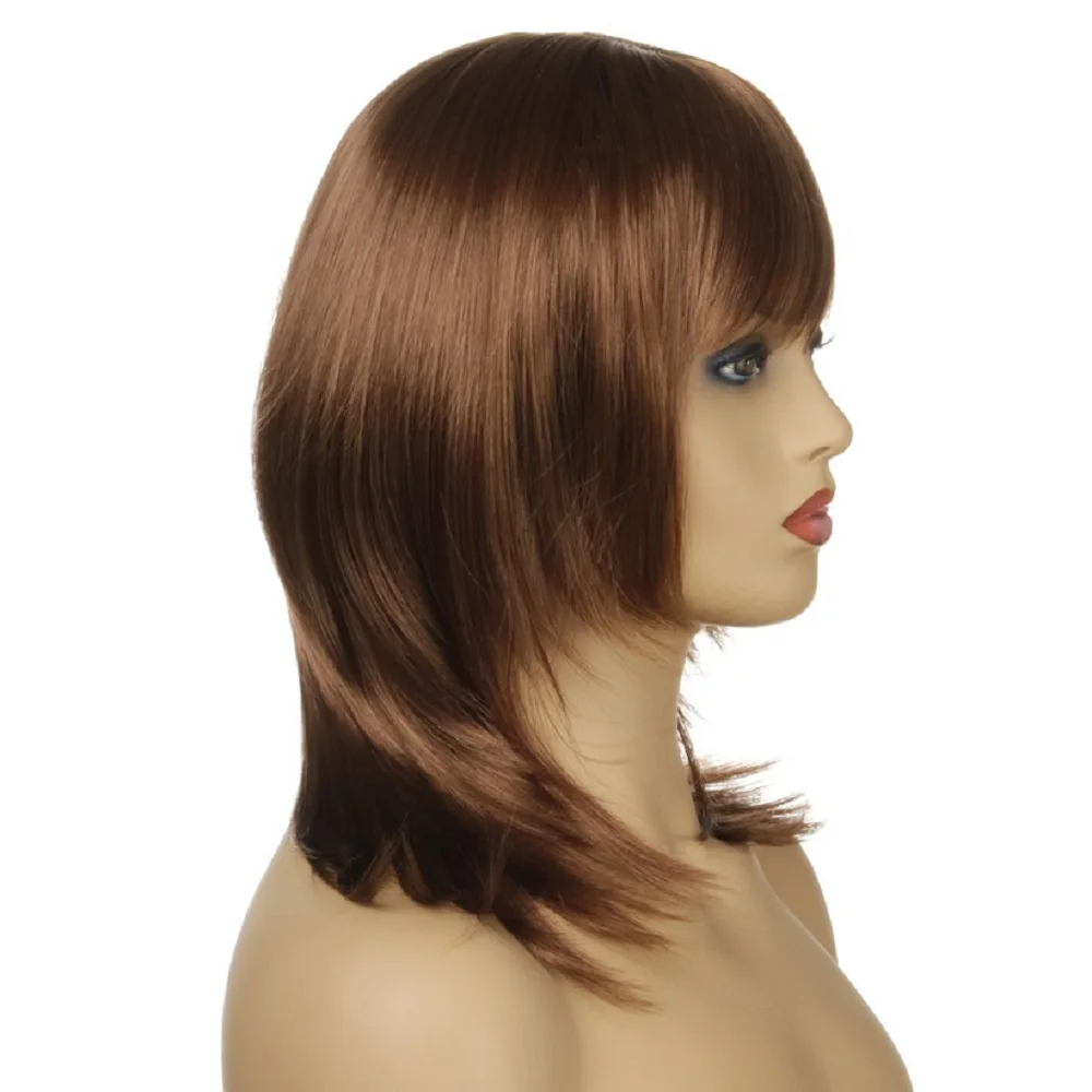 WEILAI long Wigs For Women Hightlight Ombre Dark Brown Bob Wigs With Bangs Short Cut Bob Straight Wigs Cosplay Party Female
WEILAI long Wigs For Women Hightlight Ombre Dark Brown Bob Wigs With Bangs Short Cut Bob Straight Wigs Cosplay Party Female