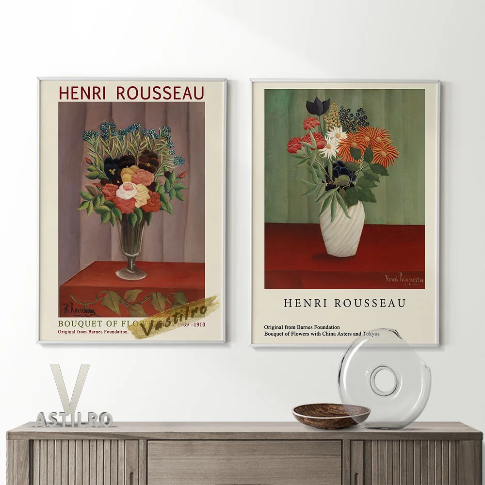 Henri Rousseau Retro Art Prints Canvas Painting Exhibition Museum Vintage Poster Bouquet Of Flowers Wall Picture Home Decor
Henri Rousseau Retro Art Prints Canvas Painting Exhibition Museum Vintage Poster Bouquet Of Flowers Wall Picture Home Decor