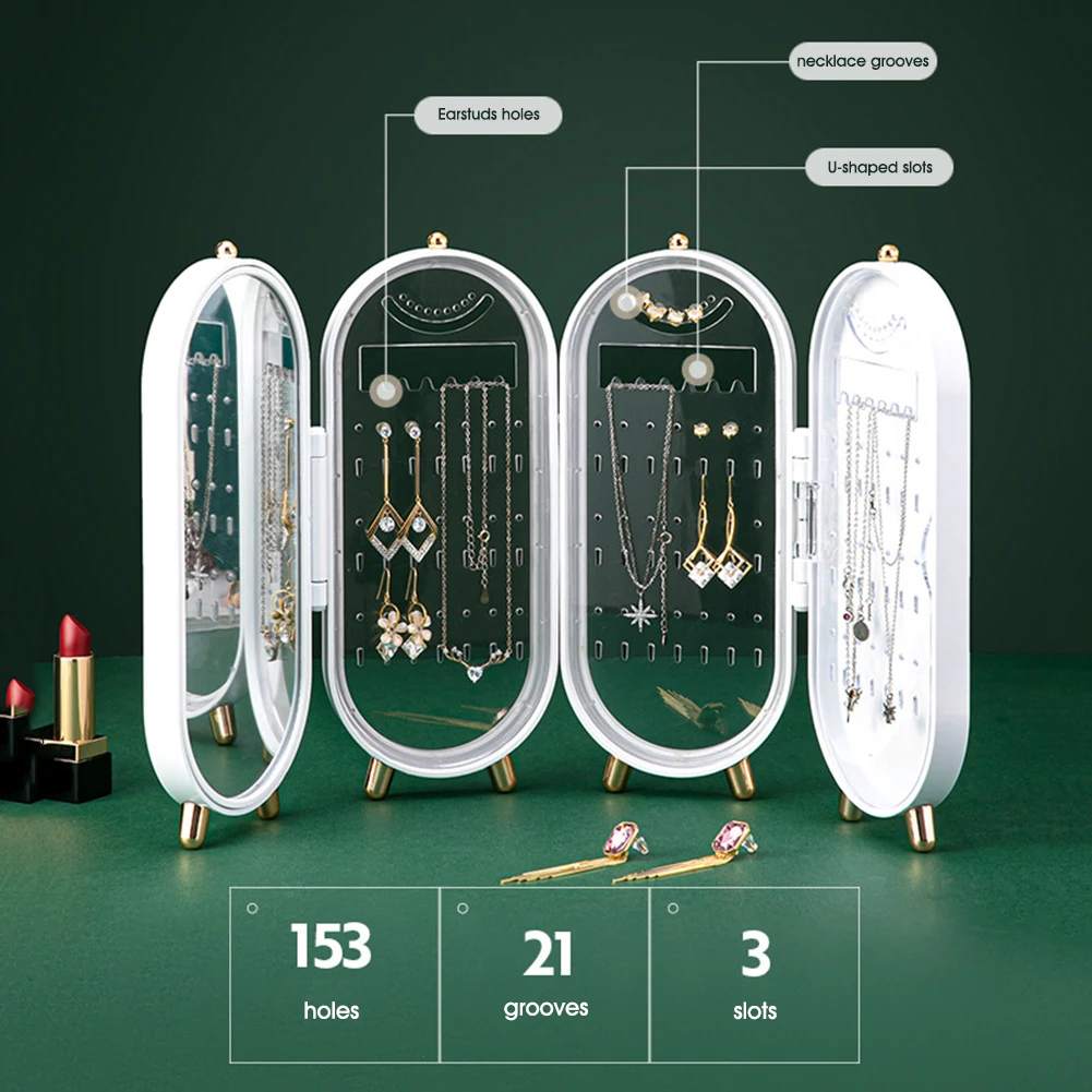Desktop Jewelry Storage Box Earrings Jewelries Multilayer Dustproofs Jewelry Box Multi-Function Jewelries Boxes Organizer
Desktop Jewelry Storage Box Earrings Jewelries Multilayer Dustproofs Jewelry Box Multi-Function Jewelries Boxes Organizer