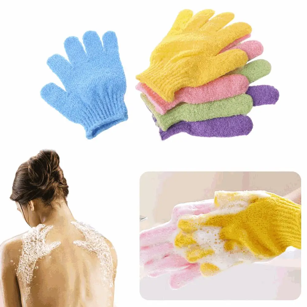 2pcs Exfoliating Gloves Mitt Bath Shower Scrub Tan Exfoliator Elastic Five-Fingered Bath Gloves Random Color Dead Skin Removal
2pcs Exfoliating Gloves Mitt Bath Shower Scrub Tan Exfoliator Elastic Five-Fingered Bath Gloves Random Color Dead Skin Removal