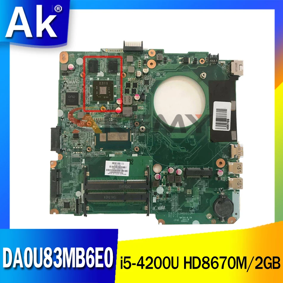 For HP 14-N Laptop Motherboard 756192-501 757158-501 With HD 8670M/2GB GPU i5-4200U CPU DA0U83MB6E0 MB 100% Tested Fast Ship
For HP 14-N Laptop Motherboard 756192-501 757158-501 With HD 8670M/2GB GPU i5-4200U CPU DA0U83MB6E0 MB 100% Tested Fast Ship