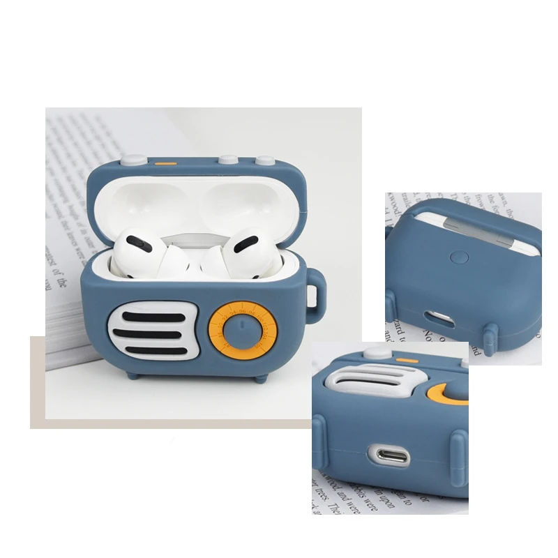 For Airpods Pro Cases Soft Silicone Headset Shell Cute Cartoon Retro Radio Luxury Protective Covers Airpods Case With Keychai
For Airpods Pro Cases Soft Silicone Headset Shell Cute Cartoon Retro Radio Luxury Protective Covers Airpods Case With Keychai