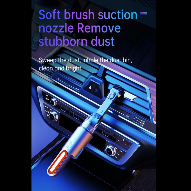 Wireless Car Vacuum Cleaner High Power 6000Pa Suction for Detailing and Cleaning
Wireless Car Vacuum Cleaner High Power 6000Pa Suction for Detailing and Cleaning