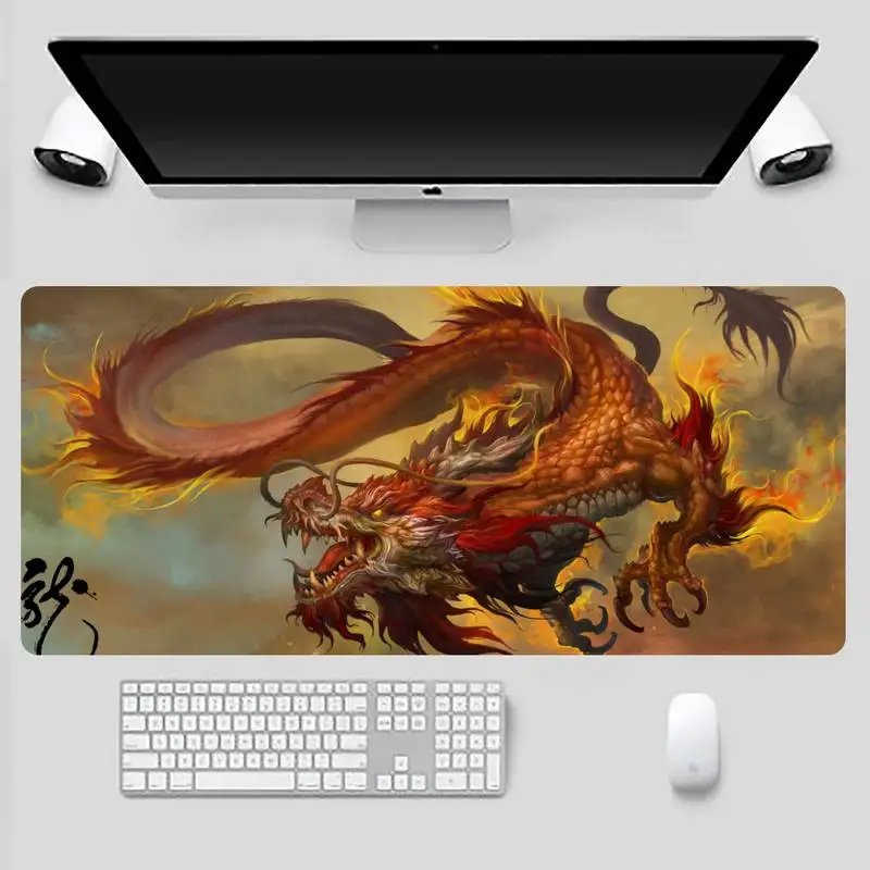 Dragon Beautiful Anime Mouse Mat Game Office Work Mouse Mat pad X XL Non-slip Laptop Cushion mouse pad