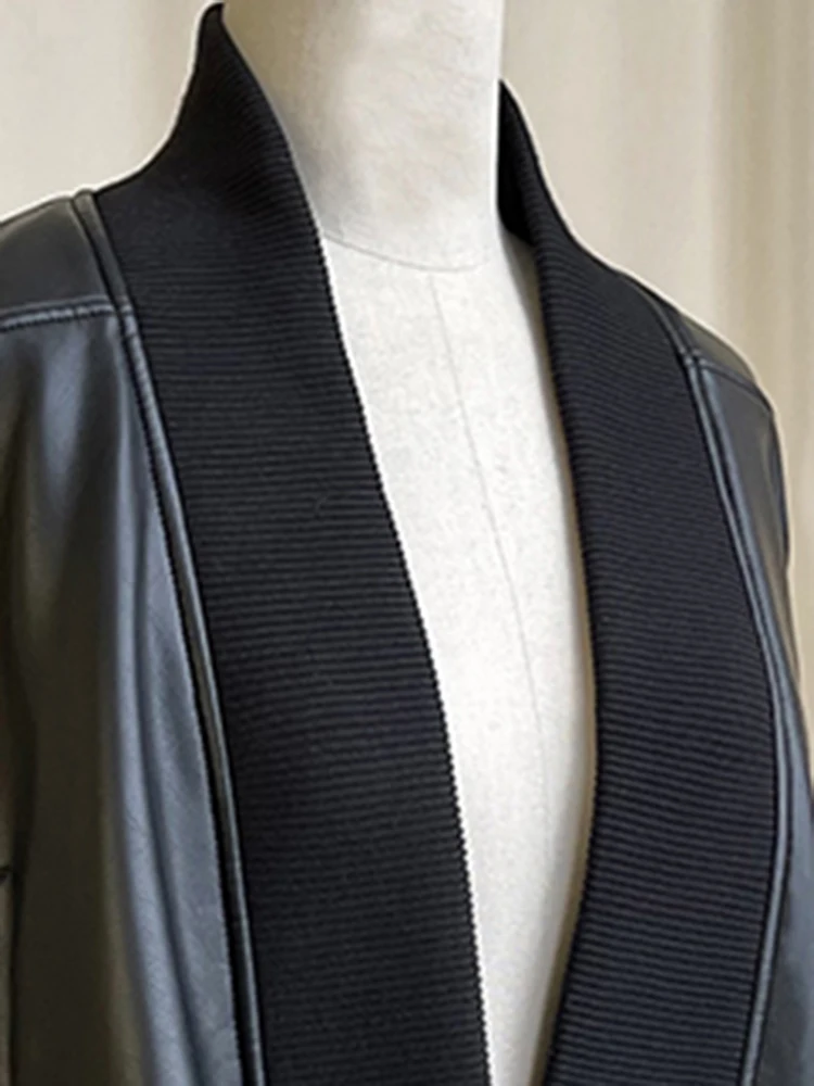 Lautaro Autumn Short Oversized Thickened Warm Leather Jacket Women Drop Shoulder Long Sleeve Loose Stylish Korean Fashion 2021
Lautaro Autumn Short Oversized Thickened Warm Leather Jacket Women Drop Shoulder Long Sleeve Loose Stylish Korean Fashion 2021