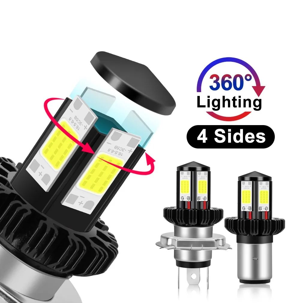 Motorcycle Headlight Bulbs 1200LM 6000K Motorbike LED Lamps H6 BA20D H4 LED Hi Lo Beam Moto LED Headlight Conversion Kit Bulbs
Motorcycle Headlight Bulbs 1200LM 6000K Motorbike LED Lamps H6 BA20D H4 LED Hi Lo Beam Moto LED Headlight Conversion Kit Bulbs