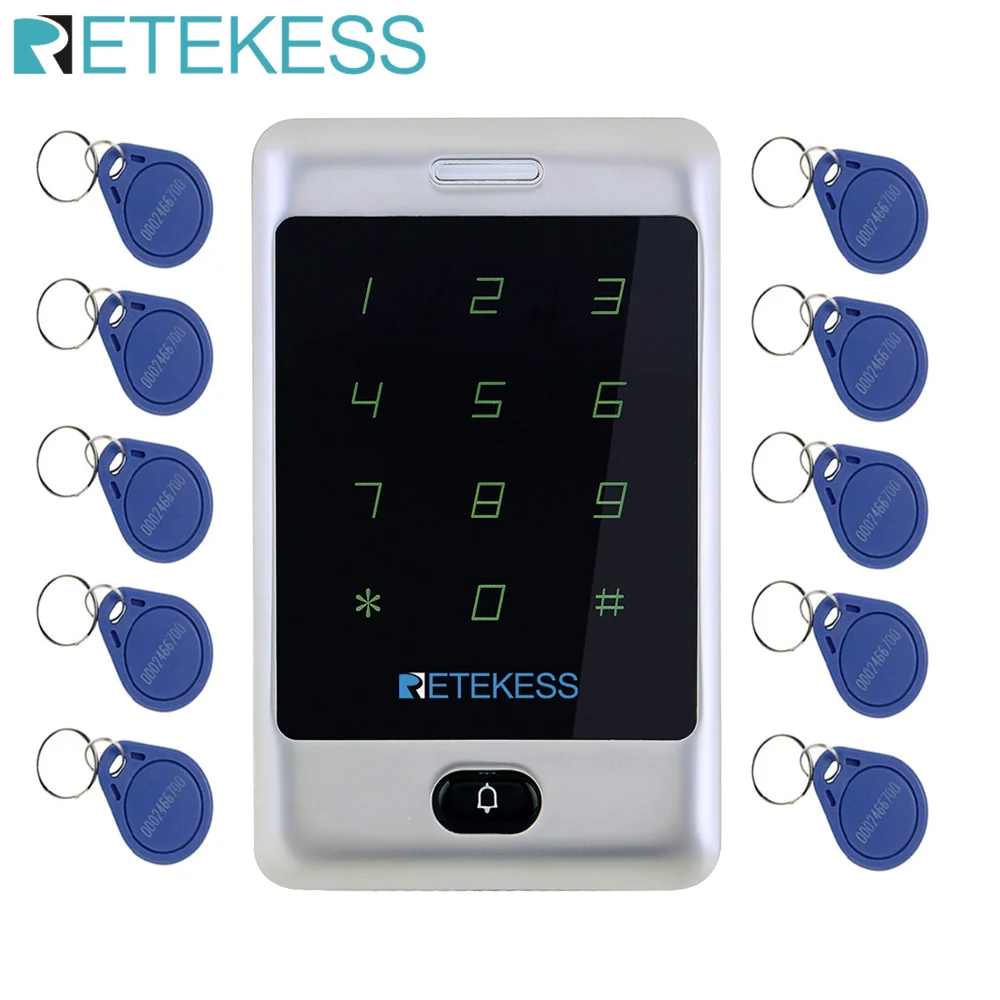 Retekess T-AC01 IP68 Водонепроницаемый RFID Контроль доступа сенсорная клавиатура телефон