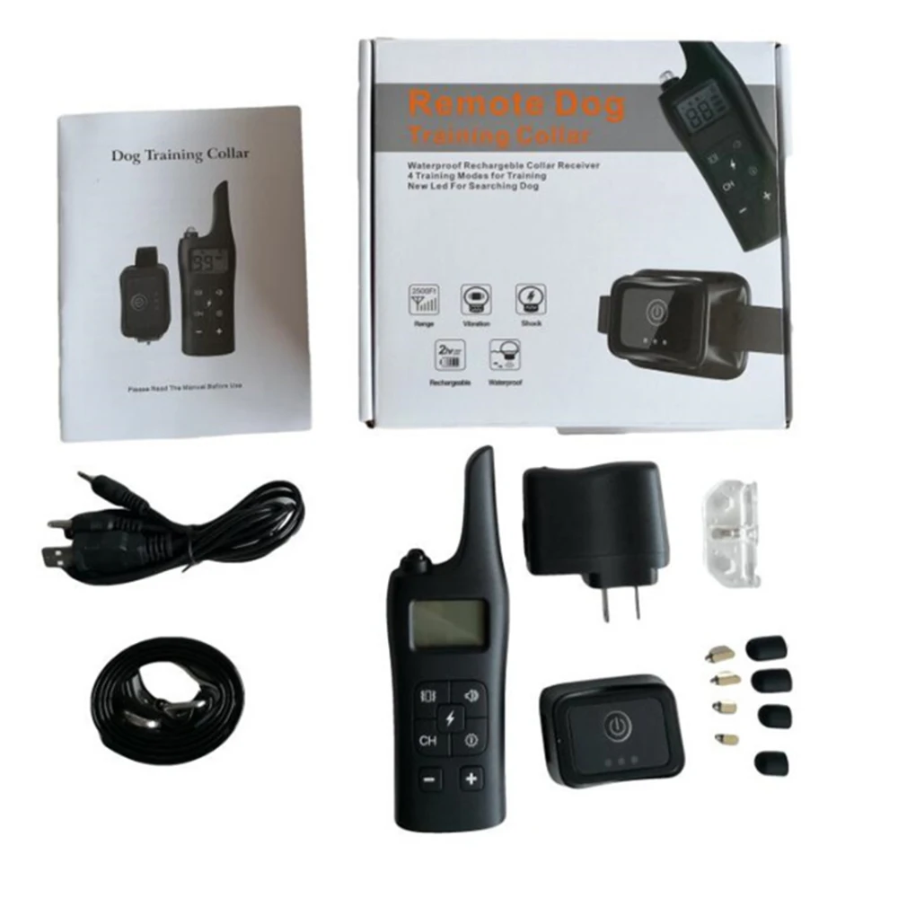 Waterproof Electric Dog Training Device 800M Remote Control Shock Caveat Pet Supplies Electronic Collar new
Waterproof Electric Dog Training Device 800M Remote Control Shock Caveat Pet Supplies Electronic Collar new