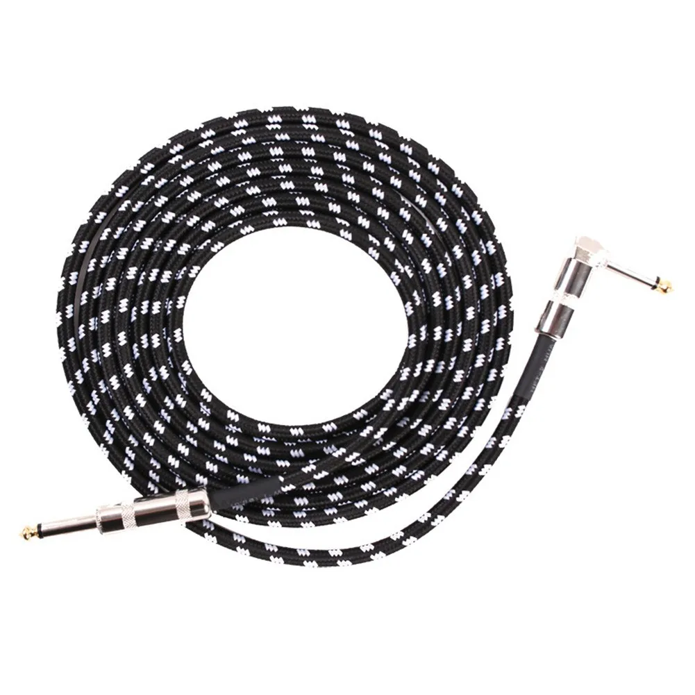 3 M Electric Guitar Cable And Lead Cable 6.35 Mm 1/4"" Right Angle Braided Bass Cable Electric Guitar Cable Accessories
3 M Electric Guitar Cable And Lead Cable 6.35 Mm 1/4"" Right Angle Braided Bass Cable Electric Guitar Cable Accessories
