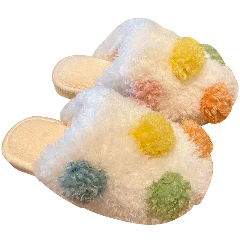 Autumn Winter Indoor Cotton Slippers Fur Flip Flops Rabbit Home Warm Thick Bottom Ladies Shoes Cute Fluffy House Slippers Women
Autumn Winter Indoor Cotton Slippers Fur Flip Flops Rabbit Home Warm Thick Bottom Ladies Shoes Cute Fluffy House Slippers Women