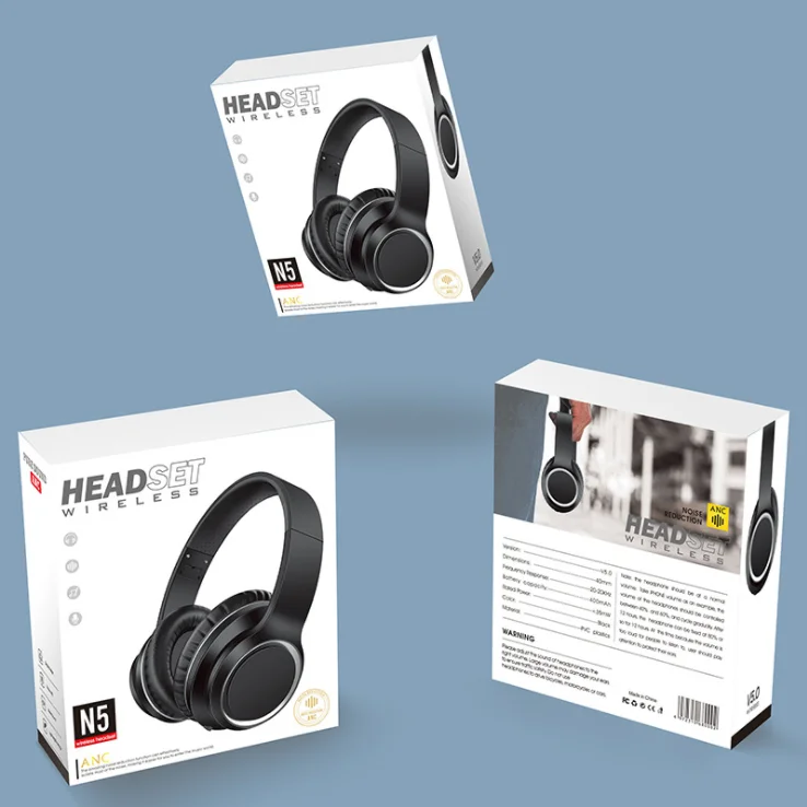 Active Noise Cancelling Wireless Headset BT5.0 Wireless Folding Over-ear Headphone with Built-in Mic
Active Noise Cancelling Wireless Headset BT5.0 Wireless Folding Over-ear Headphone with Built-in Mic