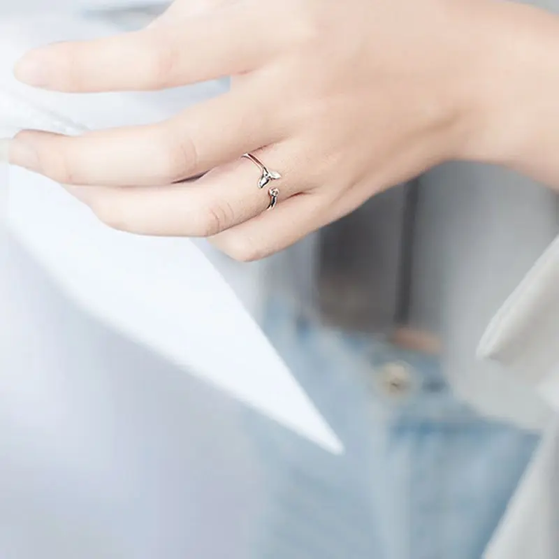 Genuine 925 Sterling Silver Solid Exquisite Whale Tail Plain Band Ring Adjustable Jewelry Gift 97QF
Genuine 925 Sterling Silver Solid Exquisite Whale Tail Plain Band Ring Adjustable Jewelry Gift 97QF