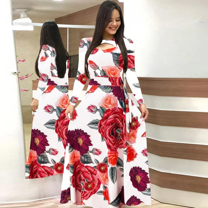 2021Women's Flower Print Winter Dress Woman Casual Bohemia Long Sleeve Dresses Elegant Floral Print Ruffle Plus Size Dress
2021Women's Flower Print Winter Dress Woman Casual Bohemia Long Sleeve Dresses Elegant Floral Print Ruffle Plus Size Dress