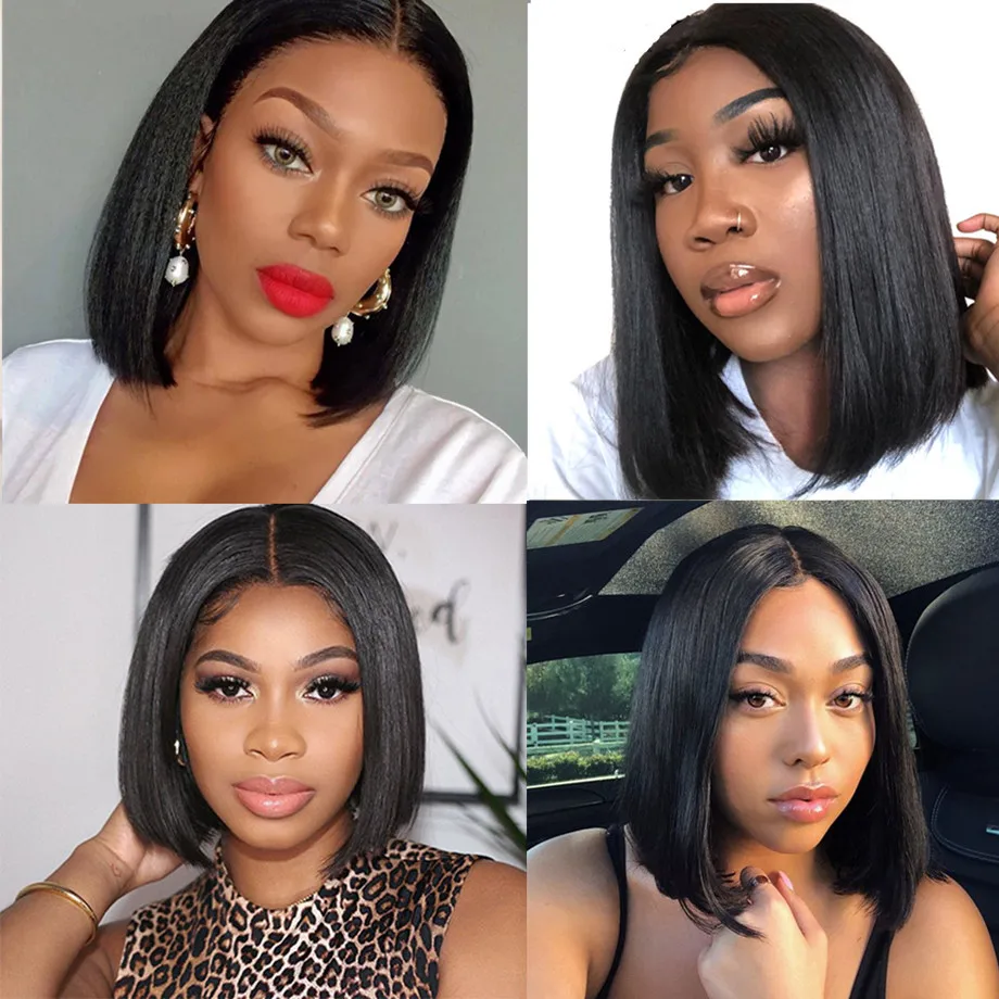 U Part Bob Wigs Human Hair Brazilian Straight Short Bob Full Machine Made Glueless Human Hair Wigs For Black Women 150% Density
U Part Bob Wigs Human Hair Brazilian Straight Short Bob Full Machine Made Glueless Human Hair Wigs For Black Women 150% Density