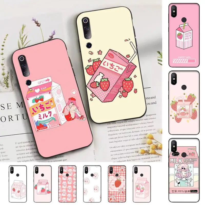 FHNBLJ Kawaii Japanese Strawberry Milk Phone Case for Xiaomi mi 5 6 8 9 10 lite pro SE Mix 2s 3 F1 Max2 3
FHNBLJ Kawaii Japanese Strawberry Milk Phone Case for Xiaomi mi 5 6 8 9 10 lite pro SE Mix 2s 3 F1 Max2 3