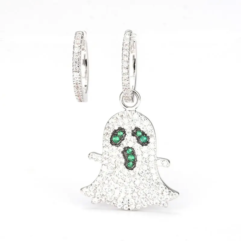 1Pair Halloween Creative Ghost Asymmetrical Crystal Earrings Drop Dangle Earring T84B 
1Pair Halloween Creative Ghost Asymmetrical Crystal Earrings Drop Dangle Earring T84B