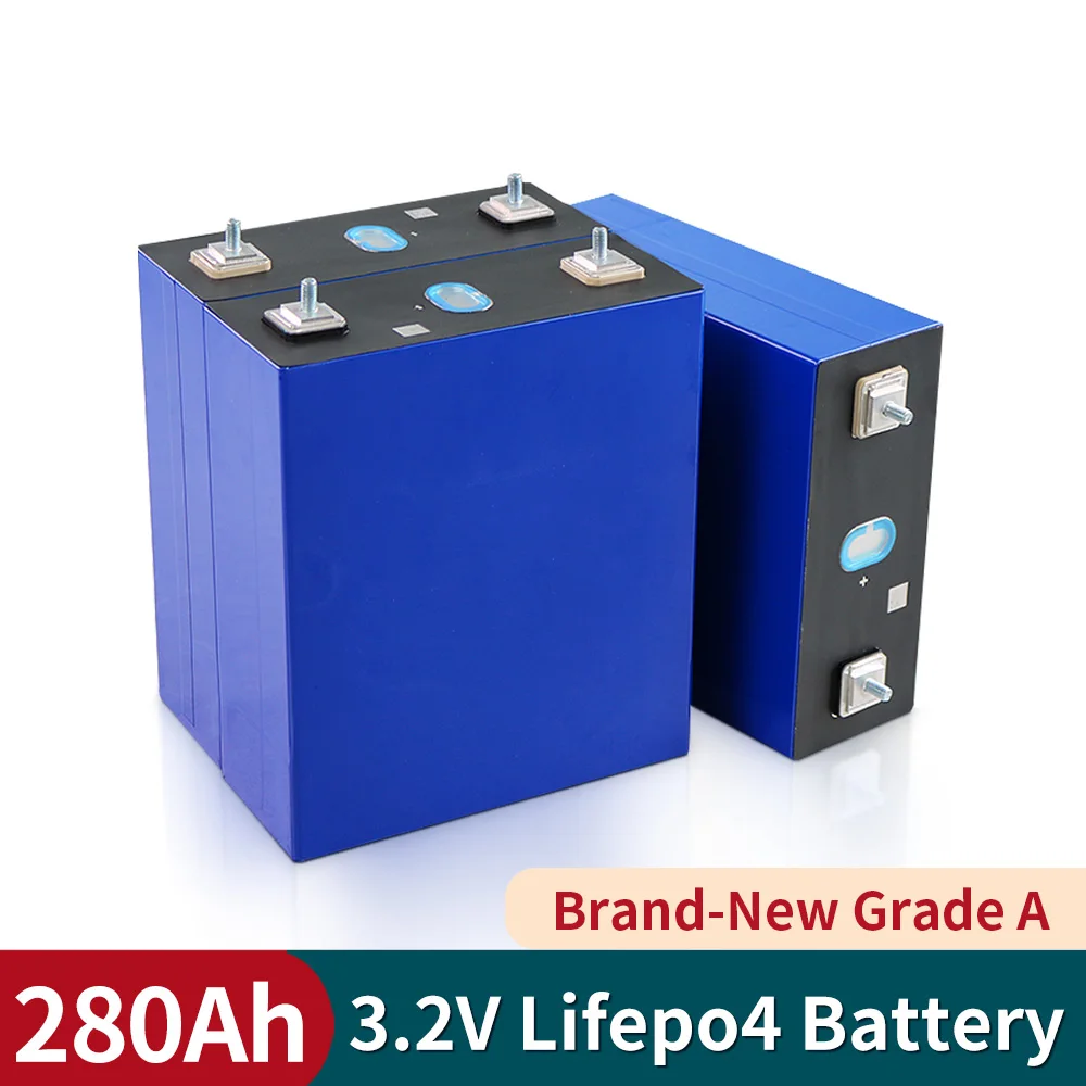 4PCS 3.2V 280Ah Lifepo4 Battery DIY 12V Rechargeable Cell Pack for Electric Car RV Solar Energy Storage System EU US Tax Free
4PCS 3.2V 280Ah Lifepo4 Battery DIY 12V Rechargeable Cell Pack for Electric Car RV Solar Energy Storage System EU US Tax Free