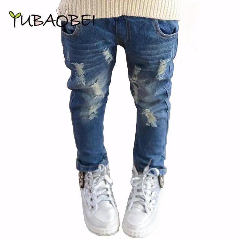 2022 Spring Autumn Elastic Waist Children Denim Pants Kids Boys Jeans Casual Ripped Leggings For Baby Girls Child clothes
2022 Spring Autumn Elastic Waist Children Denim Pants Kids Boys Jeans Casual Ripped Leggings For Baby Girls Child clothes