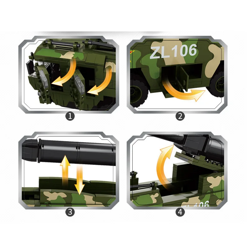 Military Series World War II Chinese Army DF-17 ballistic missile soldier Figures DIY Model Building Blocks Bricks Toys Gifts
Military Series World War II Chinese Army DF-17 ballistic missile soldier Figures DIY Model Building Blocks Bricks Toys Gifts