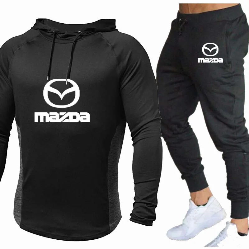 High Quality Spring Autumn Men's suits Mazda Car Logo Print Cotton Creative Splicing collocation Men's Hoodie+Pants 2-piece set
High Quality Spring Autumn Men's suits Mazda Car Logo Print Cotton Creative Splicing collocation Men's Hoodie+Pants 2-piece set