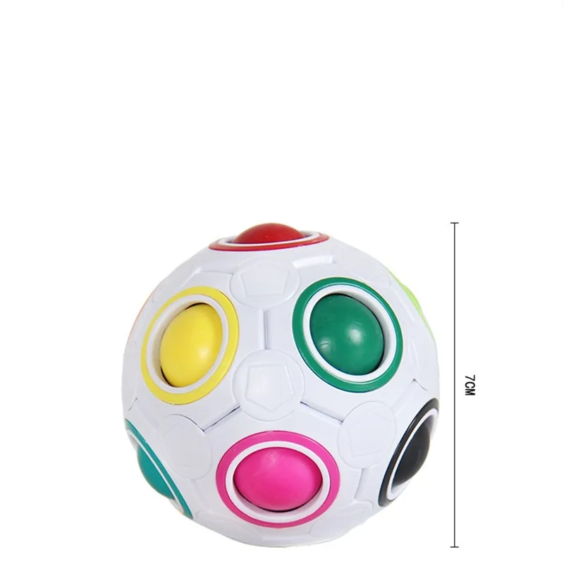 Creative Magic Rainbow Ball Cube Speed Puzzle Ball Kids Educational Learning Funny Gifts Toys for Children Adult Stress Reliever
Creative Magic Rainbow Ball Cube Speed Puzzle Ball Kids Educational Learning Funny Gifts Toys for Children Adult Stress Reliever