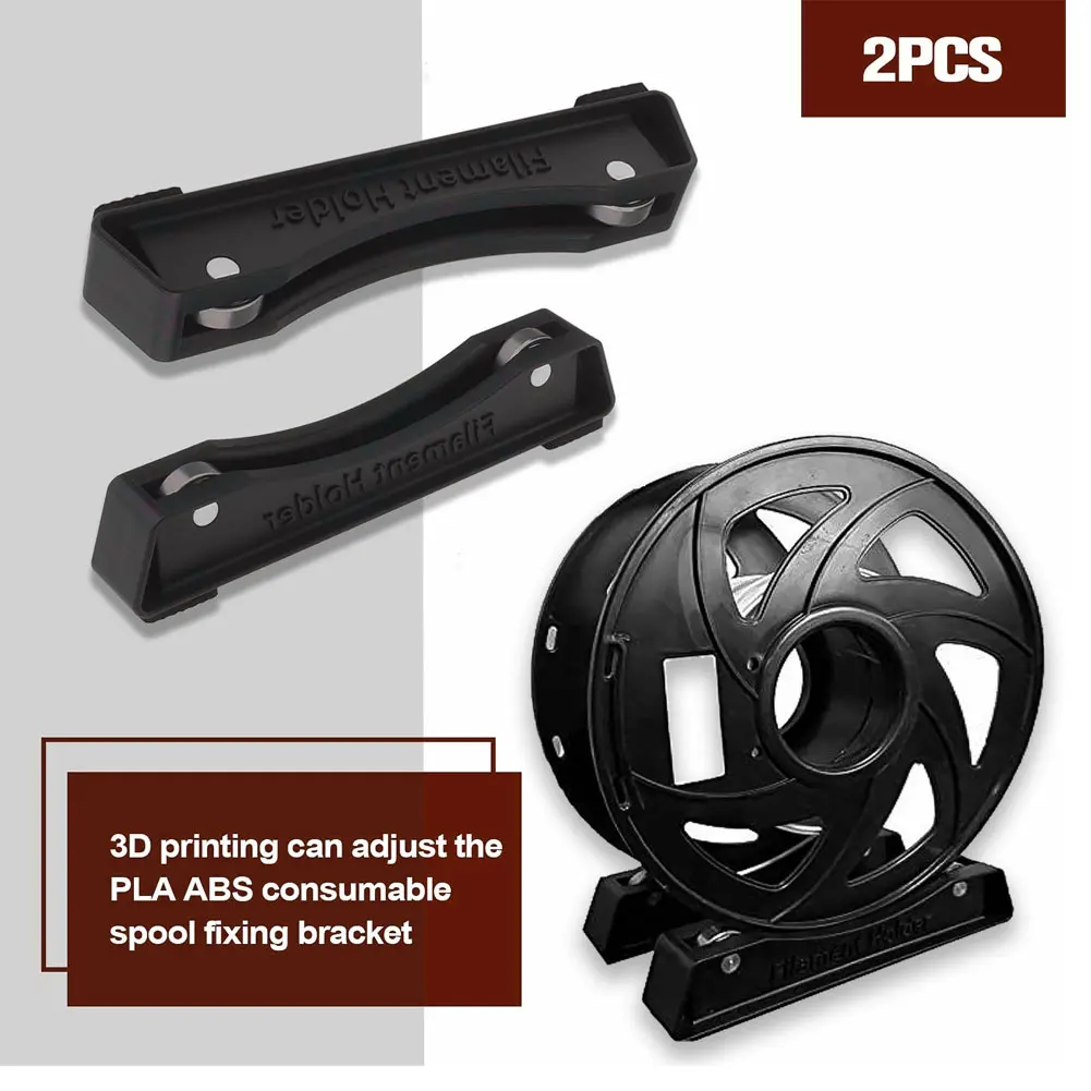 3D Printer PartFilament Spool Holder With Bearings 3D Printer Supplies Brackets 3D Printer Accessory Holder Material 2PCS
3D Printer PartFilament Spool Holder With Bearings 3D Printer Supplies Brackets 3D Printer Accessory Holder Material 2PCS