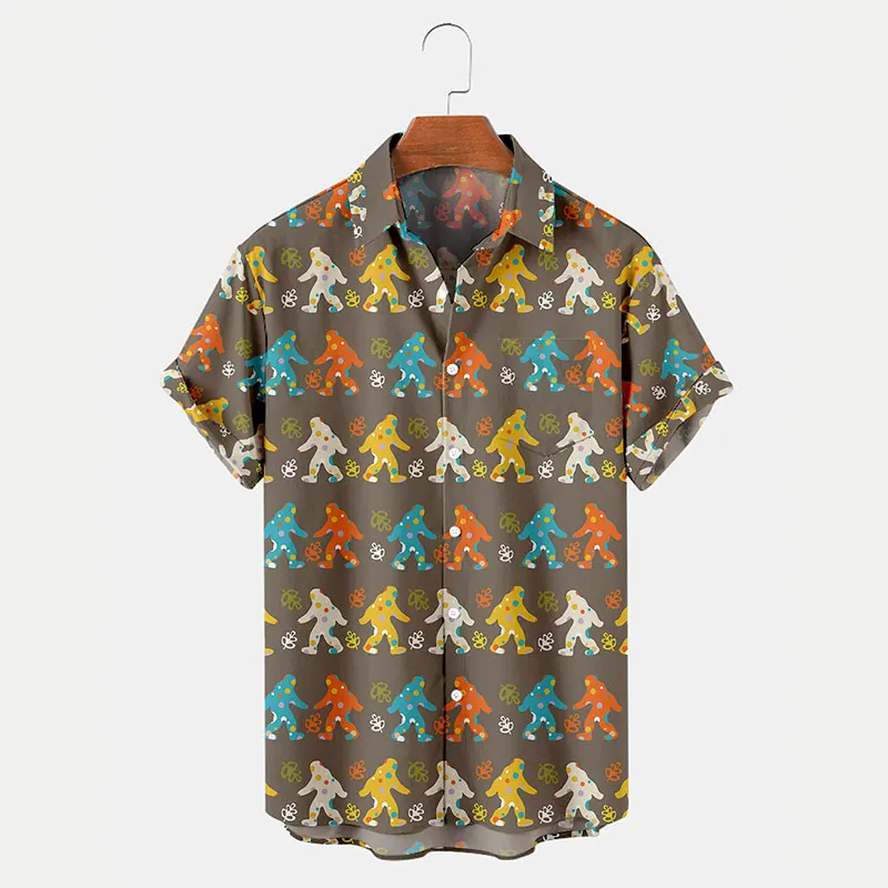 Men's Shirt Summer New 3D Digital Print Short Sleeve Shirt Street Trend Loose Short Sleeve Shirt Men's Top 2022
Men's Shirt Summer New 3D Digital Print Short Sleeve Shirt Street Trend Loose Short Sleeve Shirt Men's Top 2022