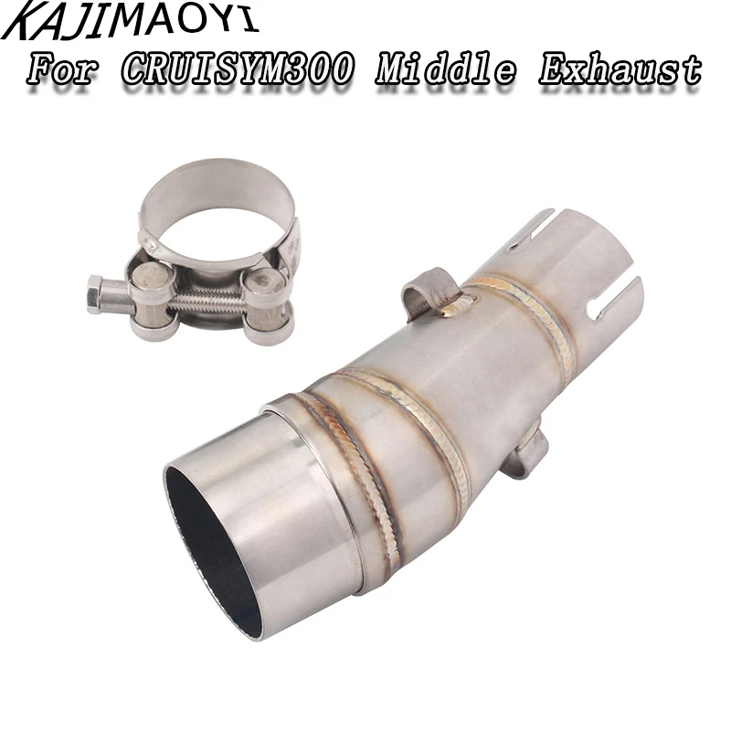 KAJIMAOYI Motorcycle Exhaust Adapter Middle Link Pipe Connector Escape Muffler For SYM CRUISYM300
KAJIMAOYI Motorcycle Exhaust Adapter Middle Link Pipe Connector Escape Muffler For SYM CRUISYM300