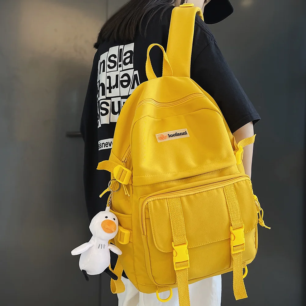 Female Male Waterproof Bag Cool Women Men Trendy Backpack Lady Travel Solid color Harajuku Bag College Girl Boy Student Backpack
Female Male Waterproof Bag Cool Women Men Trendy Backpack Lady Travel Solid color Harajuku Bag College Girl Boy Student Backpack
