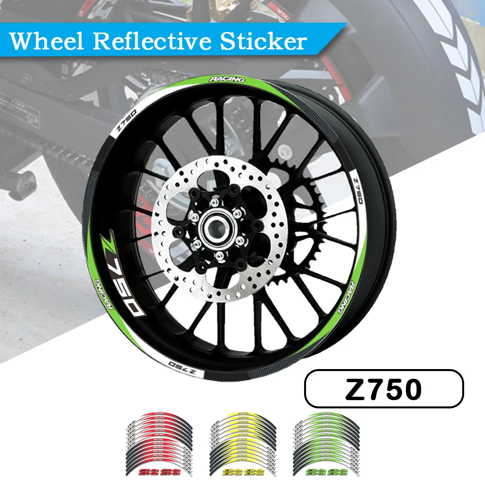 Strips Motorcycle Wheel Tire Stickers Car Reflective Rim Tape Motorbike Bicycle Auto Decals FOR KAWASAKI Z750 Z 750
Strips Motorcycle Wheel Tire Stickers Car Reflective Rim Tape Motorbike Bicycle Auto Decals FOR KAWASAKI Z750 Z 750
